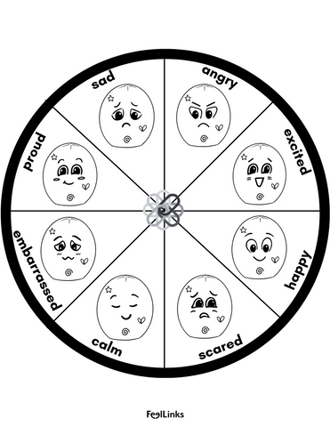 Color your own emotion wheel