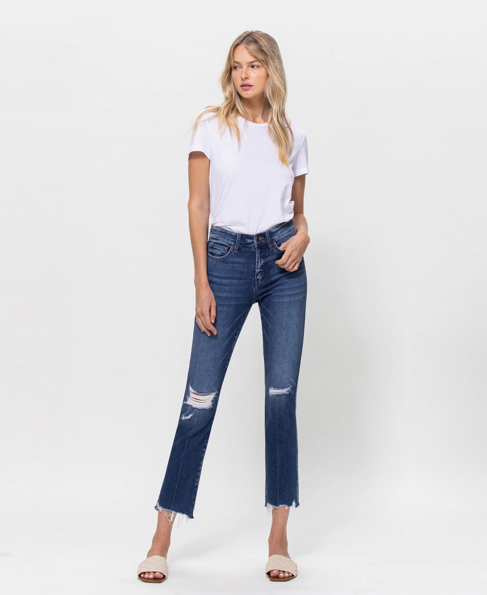 Jayson High Rise Flare Mom Jeans(Medium) – ootdfash