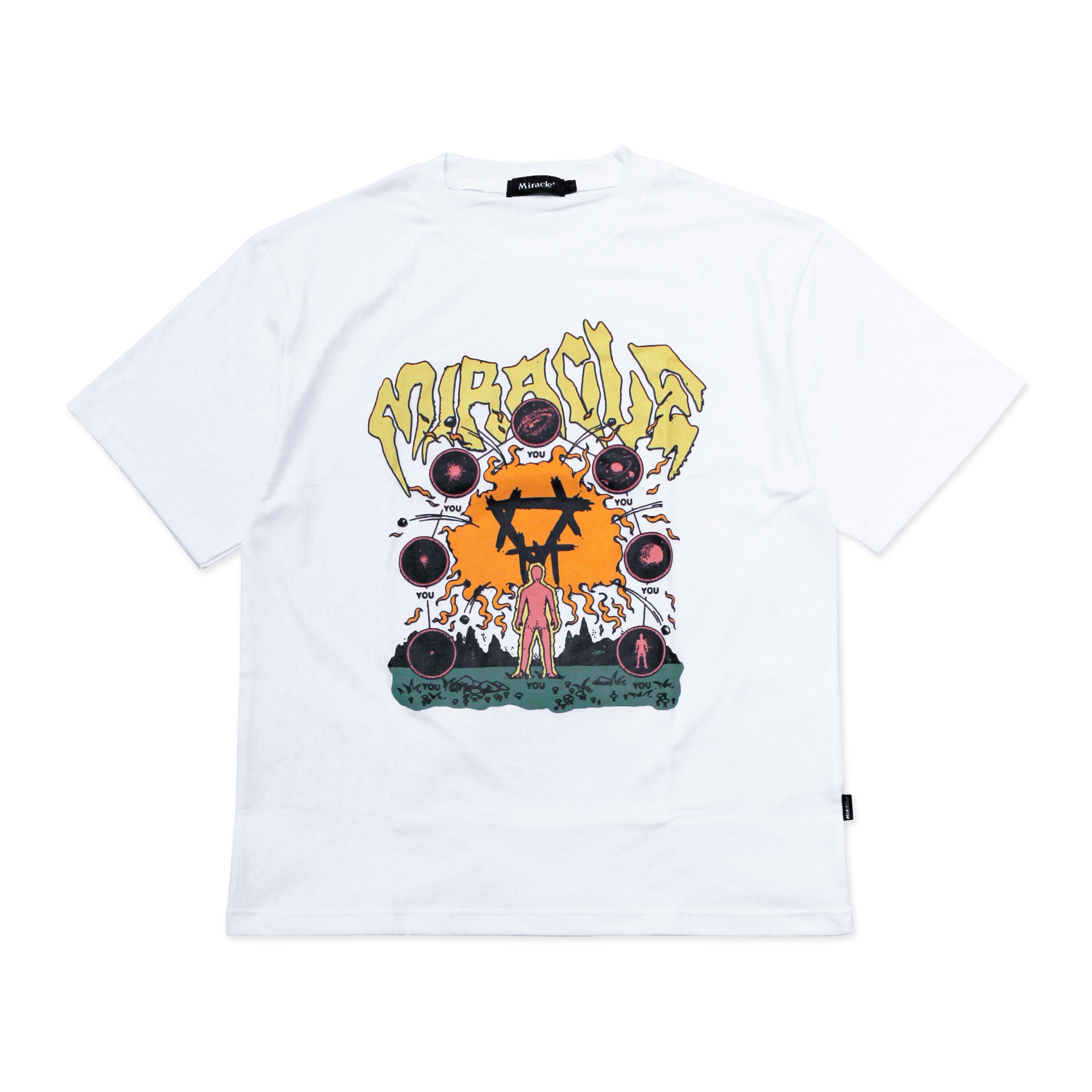 Miracle Mates - Universe White Oversized T Shirt