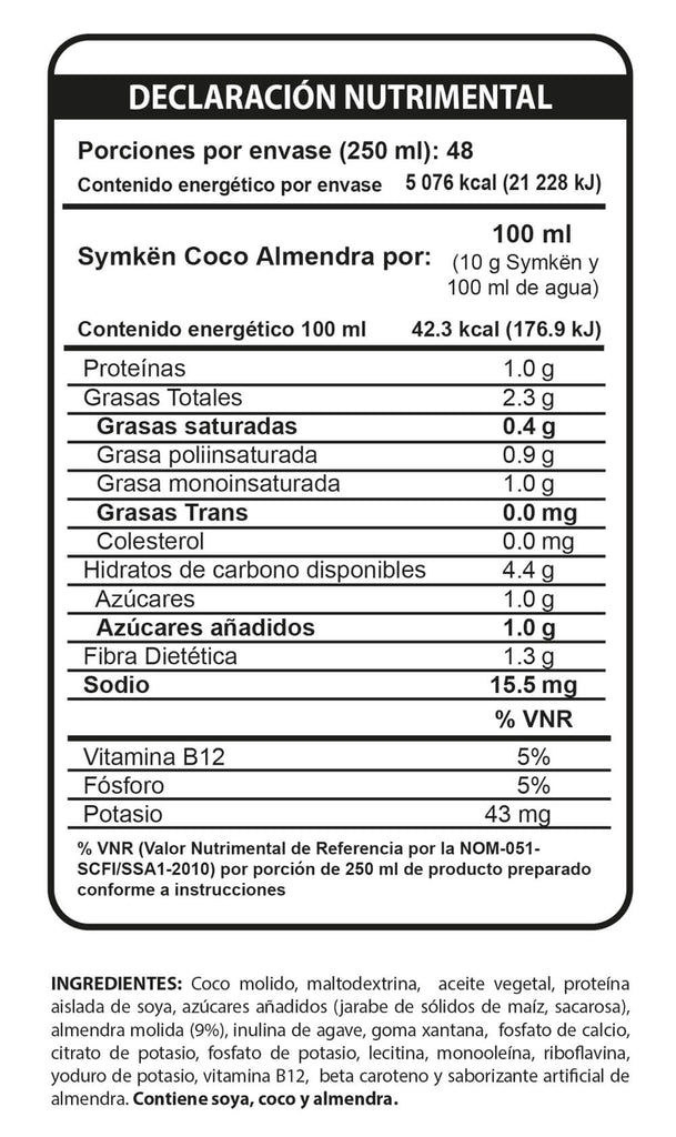 Symken Coco y Almendra