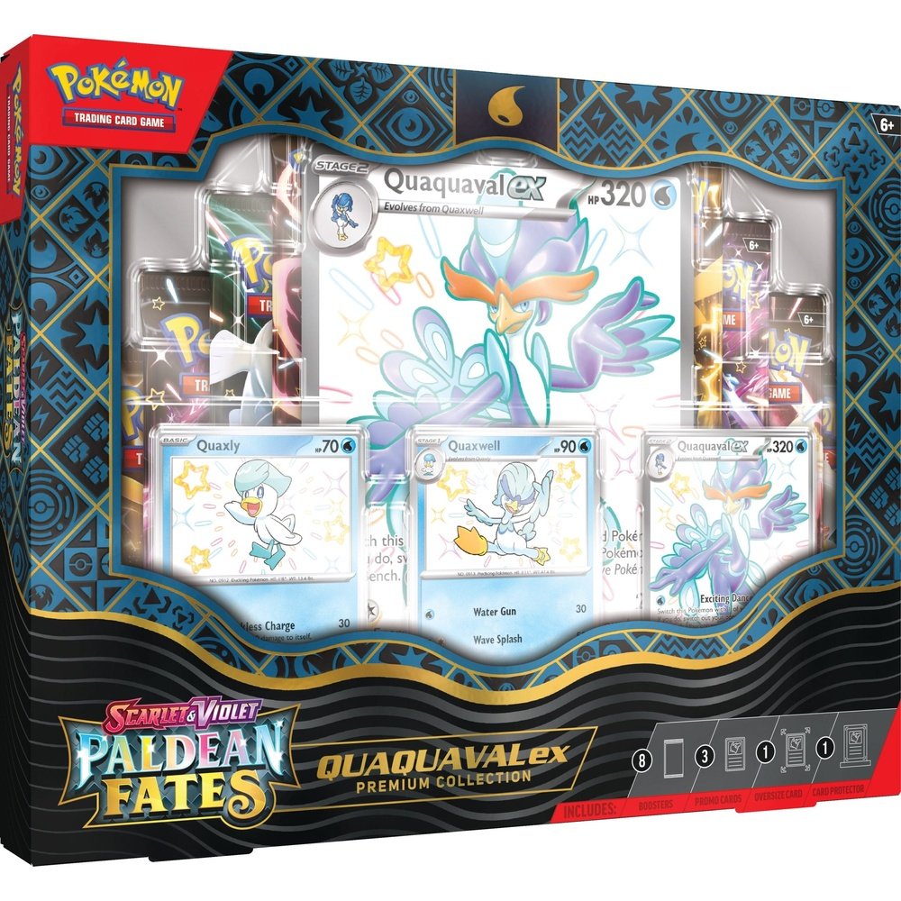 Pokemon - Paldean Fates Premium Collection Quaquaval Ex