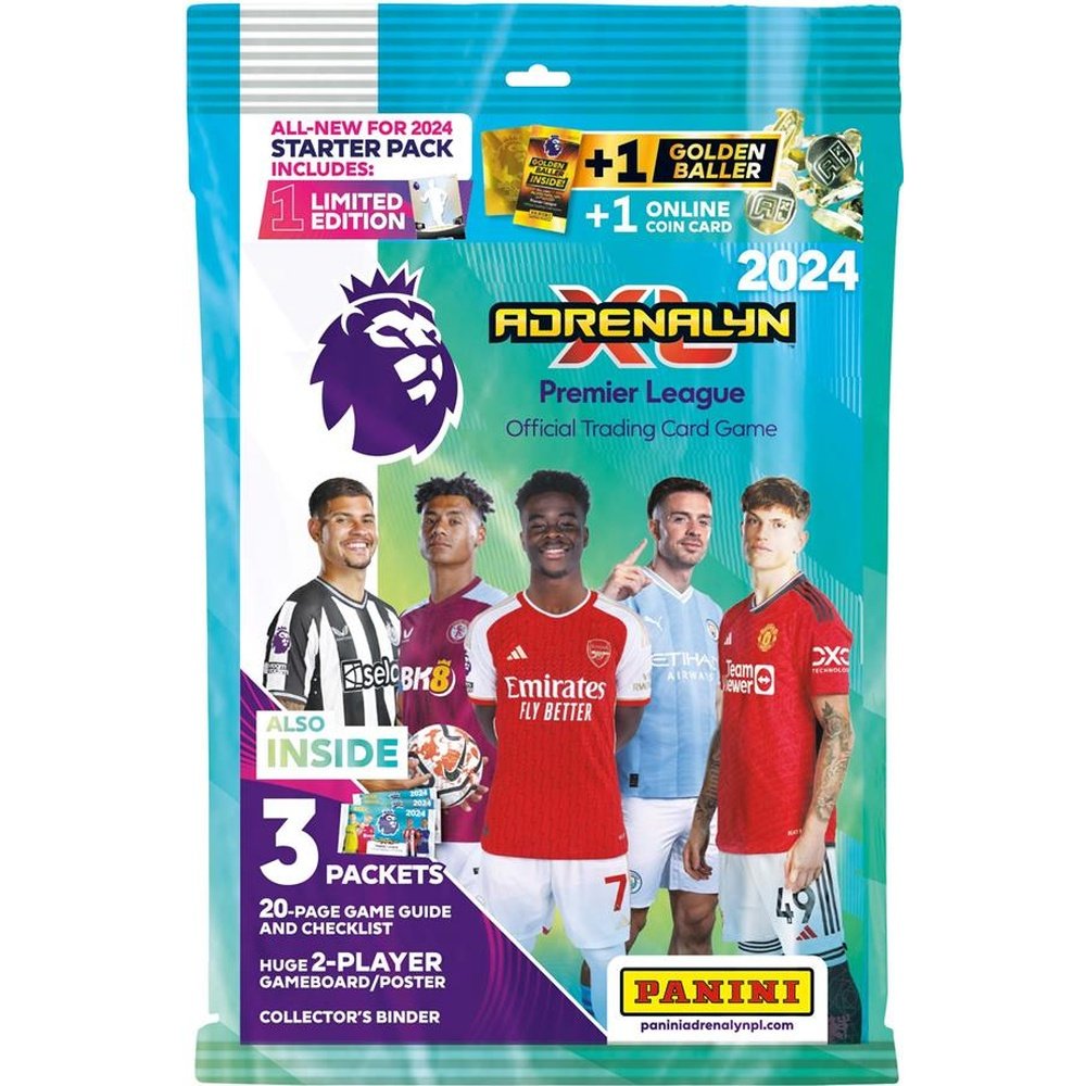 Panini Premier League Adrenalyn XL 23/24 - Starterpakke med fotballkor