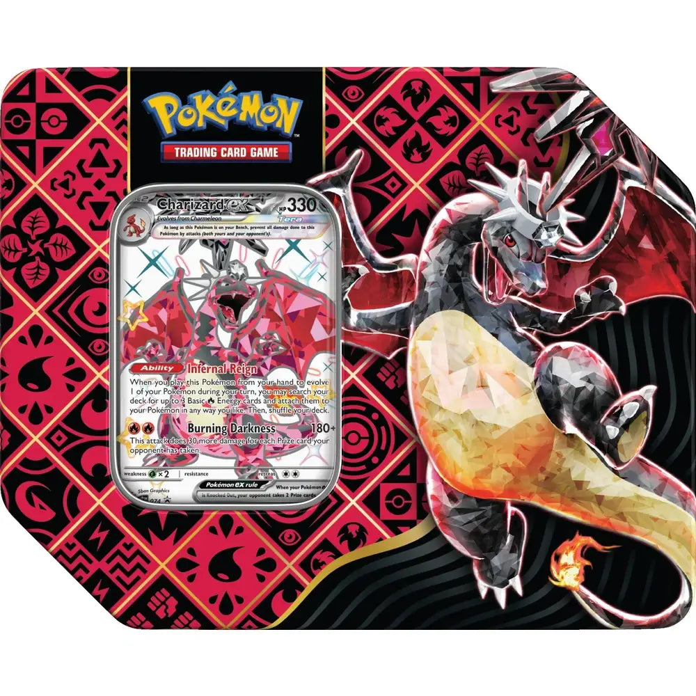 Pokemon - Paldean Fates Shiny Special Tin Shiny Charizard