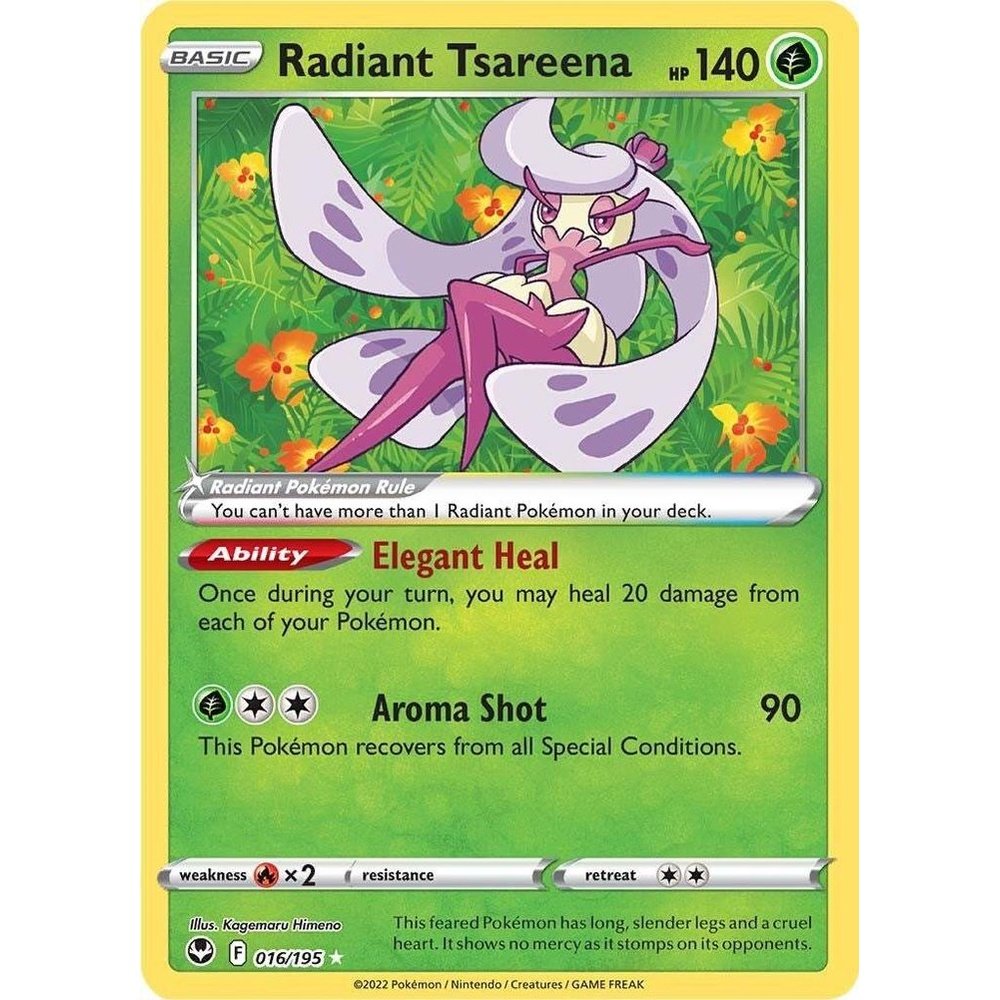 Radiant Tsareena - 016/195 - Radiant Rare