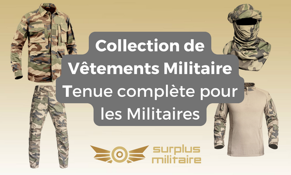 collection de vêtement militaire