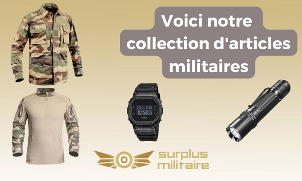 collection d'articles militaires