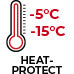 heat protect -5 -15 C