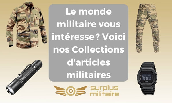 collection d'articles militaires