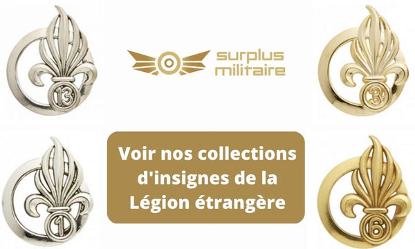 Collection d'insignes de la légion étrangère