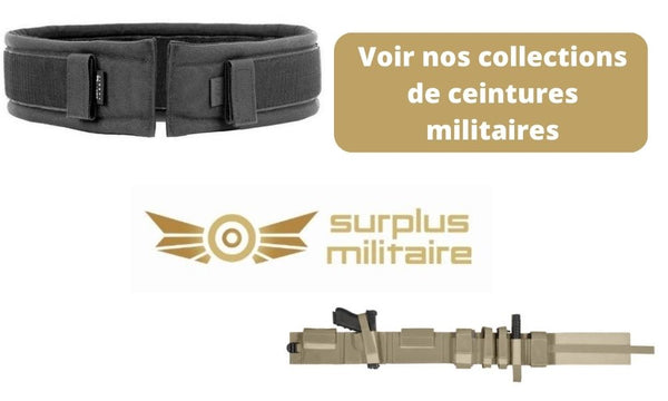 Voir nos collections de ceintures militaires