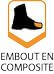 logo embout composite