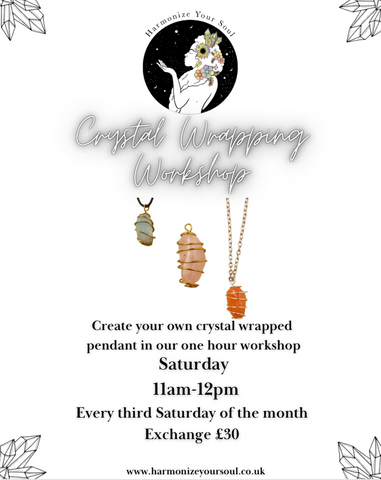 Crystal wrapping workshop