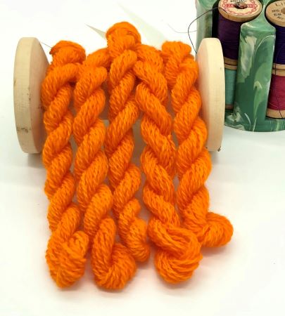 Orange Crush #15 Hand Dyed Wool Thread – Barnegat Bay Dyeworks