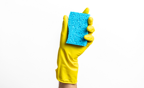 How to clean dirty sponges