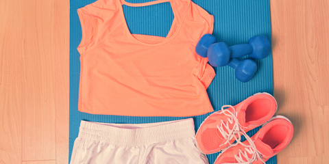 orange gym clothes