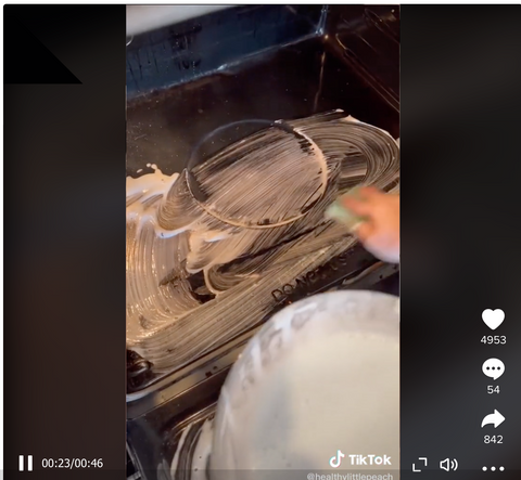 how to cleaning oven - TikTok Hack