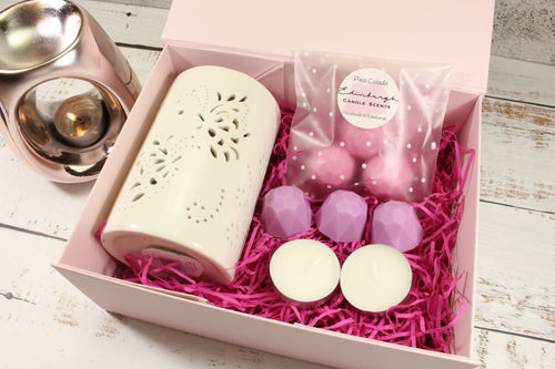 Wax Melts Gift Box Luxury White~35τεμ - Luxury Moments