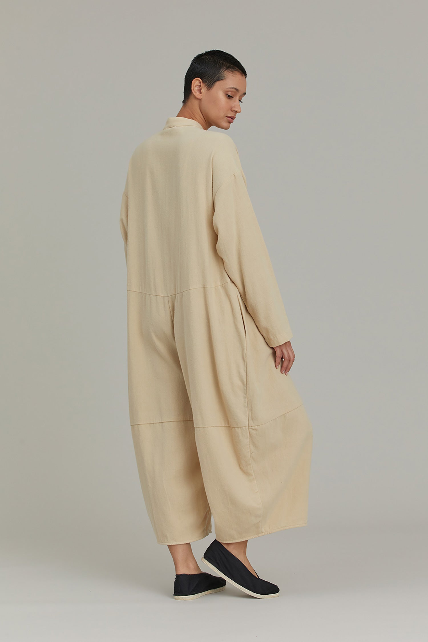 LANTERN JUMPSUITS / NATURAL