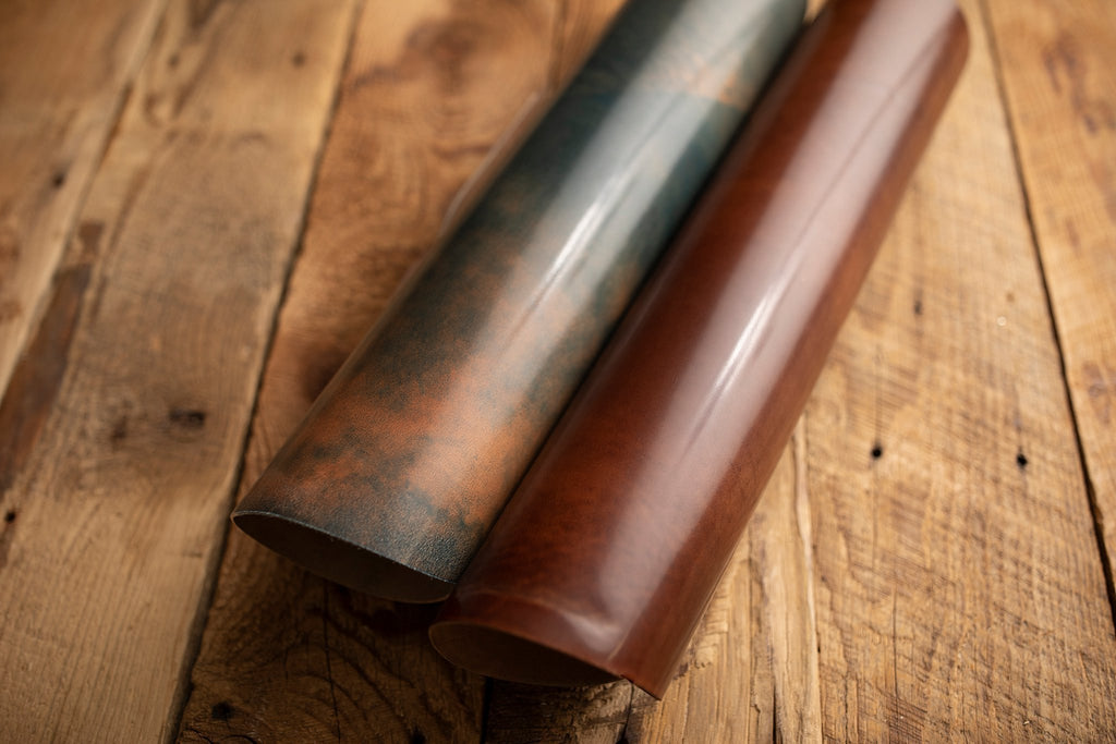 shell cordovan leather rolls