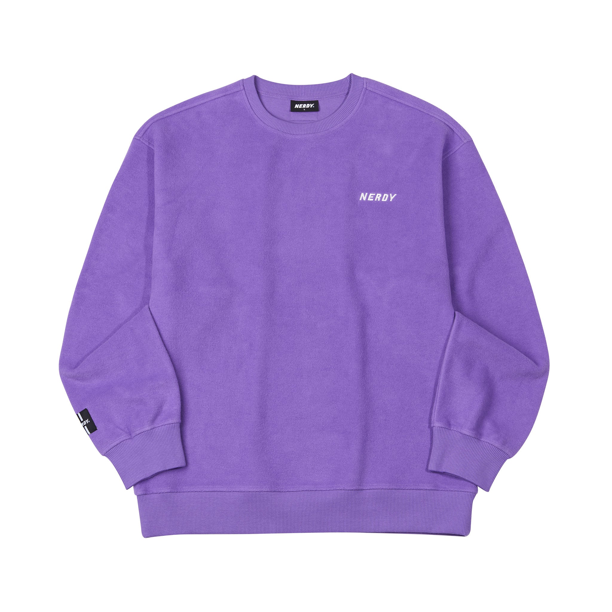 Reversed Fabric Sweatshirt Purple – NERDY US