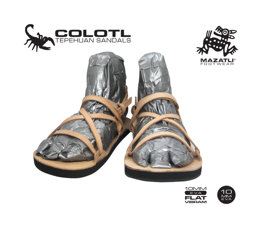 Mazatli "Colotl" Leather Cactlis with Vibram Outsoles