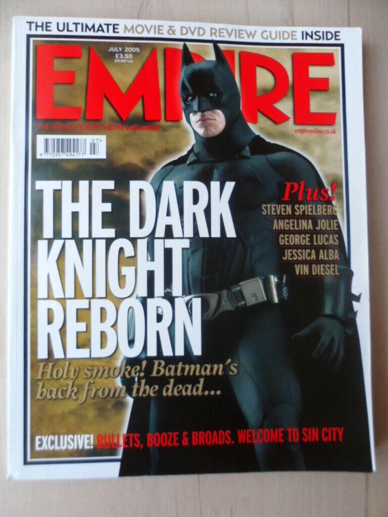 Empire magazine - July 2005 - # 193 - Dark Knight Reborn Batman –  