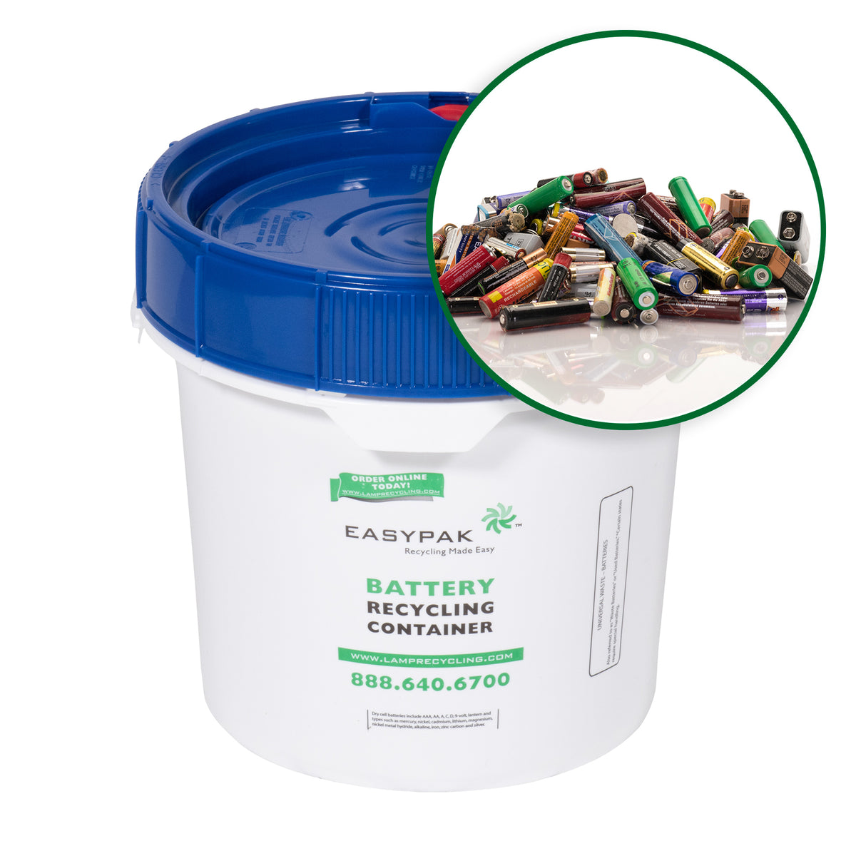 plug Ministerie vaak EasyPak™ Battery Recycling Container — TerraCycle Regulated Waste