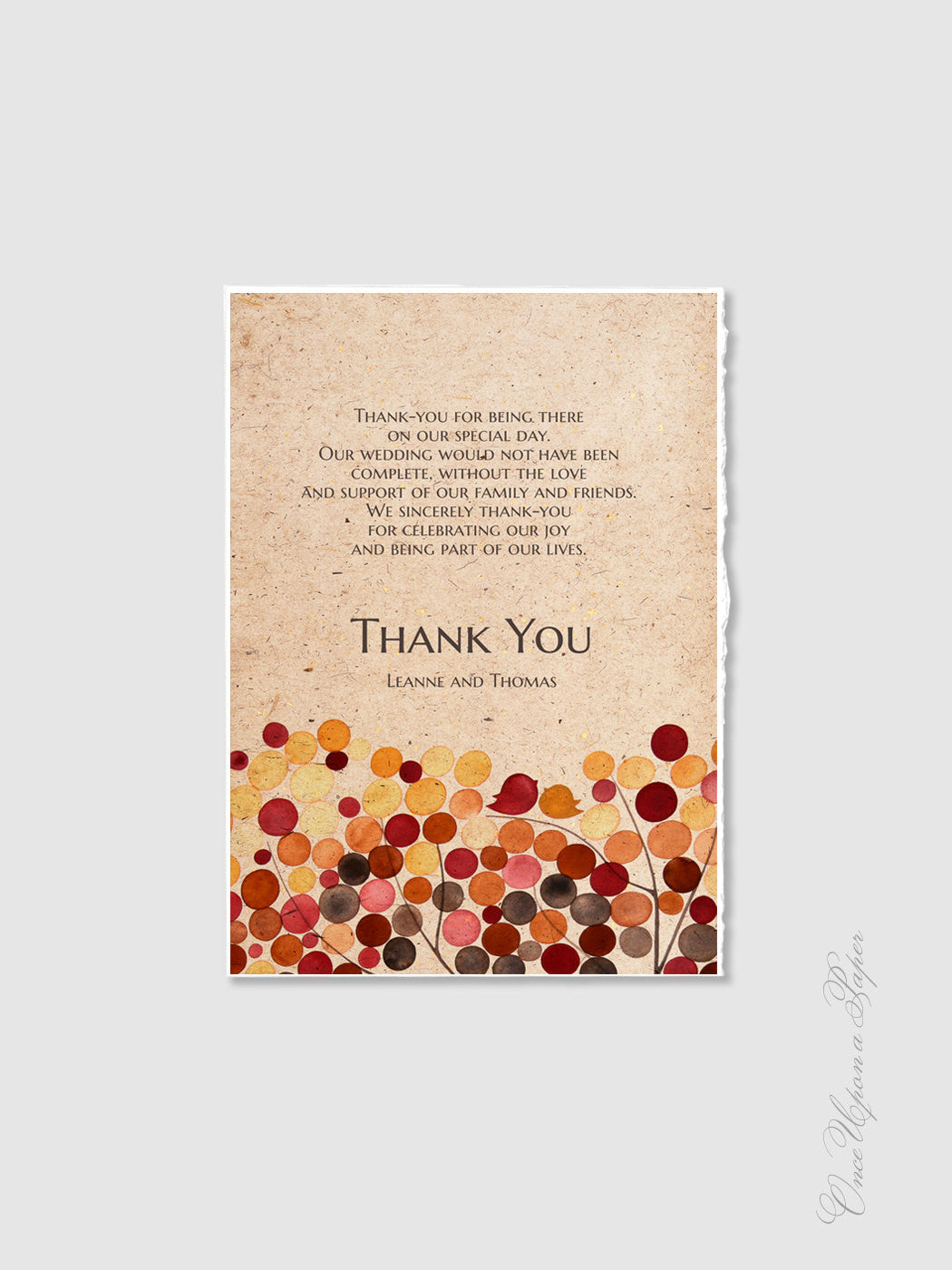 Thank You Card Design Diy Printable Custom Wedding Thank You