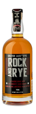 rock and rye premixed rye whiskey cocktail crater lake spirits
