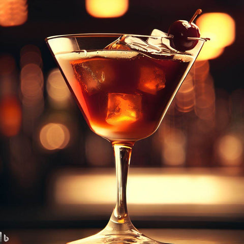 Manhattan cocktail with sherry finished rye sagamore spirits recipe