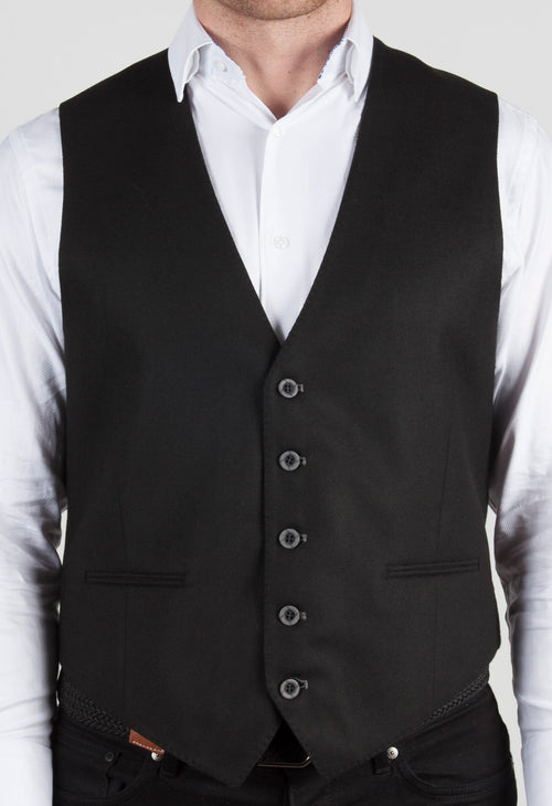 Gray Shirt & Formal Black Vest {1.0}