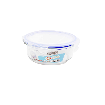 Round Tempered glass Food Storage Containers at