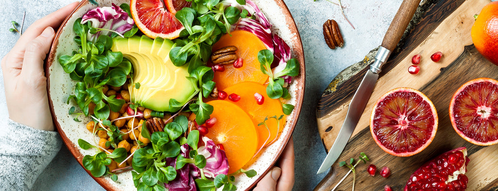 Hands, Fiber and Vegtables