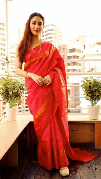 New Red Saree