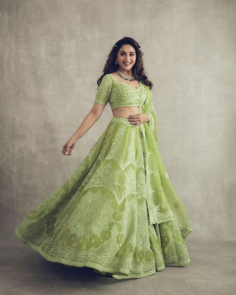 Pista Green Choli 