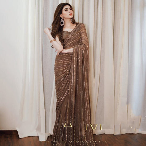 Embrace Elegance with Rama Green Mirror Border Georgette Lahriya Saree -  Shop Now! – Zaribari