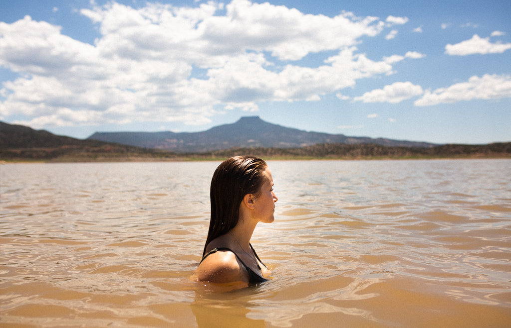 Dip in Abiquiu Lake