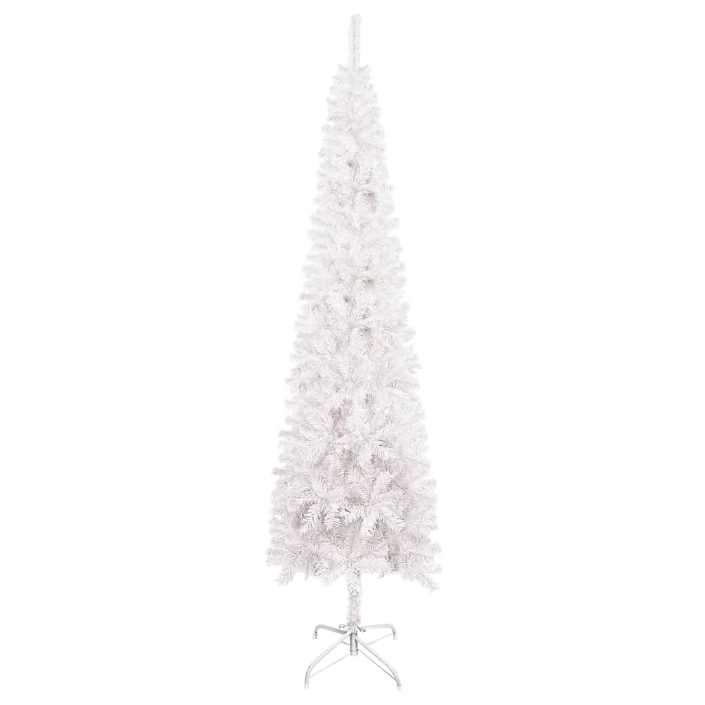 Kwadrant verontreiniging Resoneer vidaXL Kerstboom smal 210 cm wit – Jalmark