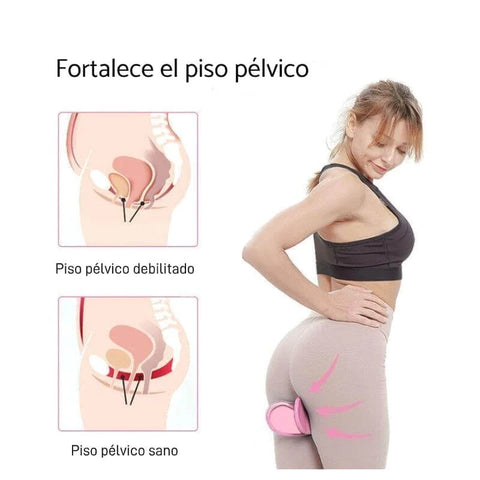 Pelvic muscles exercise, buttoner of buttocks | Bronwelys ©