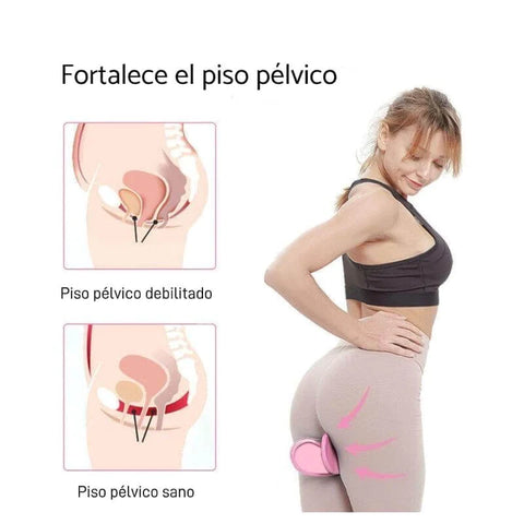 Exercice des muscles pelviens, bouton des fesses | Bronwely ©