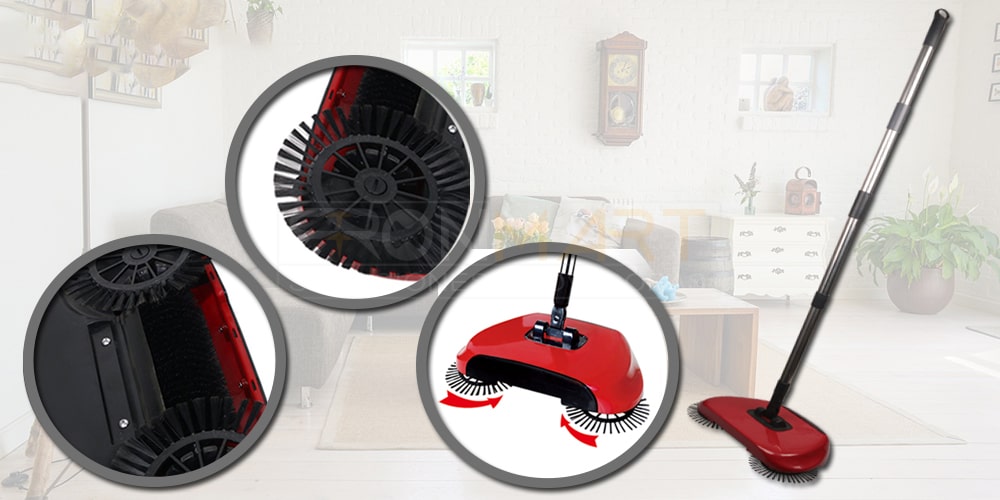 Sweeper swivel broom | Bronhome ©, Escoba Magica, Cyclonic Broom Reviews, Broom with Rollers, Broom with Two Rollers, Broom Ciclonica Reviews, Broom Mopa Cicloplus, Broom Rotating Reviews, Brooms Automatic, Bronmart, ES, FR, NL, DE, BE, CO, UK