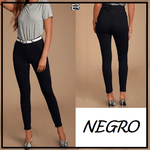 Jeans Leggings Perfecto Adecuado negro