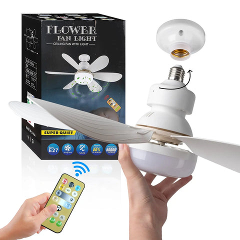 Ventilador de techo LED 40W con mando a distancia 85-265V bronmart