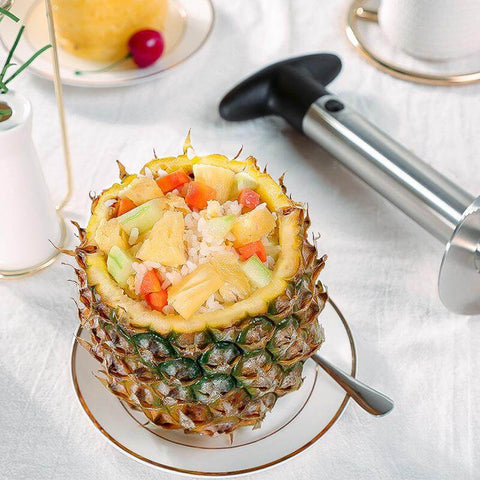 Stainless steel, pineapple, peeler, cutter, fruit, knife, slice, spiral, pineapple, cut, machine, easy to use, kitchen, kitchen, tools