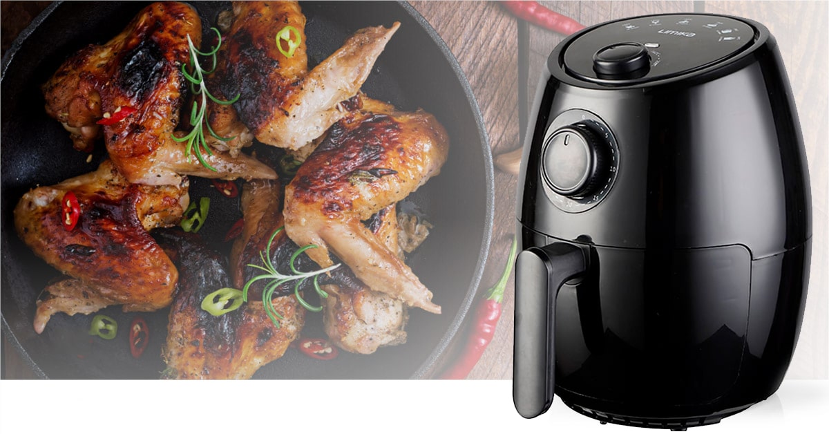 Luftfritteuse ohne Öl, Flugfryer 2L von 1000W, Luftbraten ohne Öl von 2 Litern 1000 W mit schnellem Zugangsmenü, gesund, Flugfryer, Öl ohne Öl, Luftbraten 4 Beine | Bronkitchen © Aire Fryer, Braten, Geräte, gesunde Nahrung, gesunde Nahrung, Bronmart, IS, Fr, nl, be, it, Co.uk