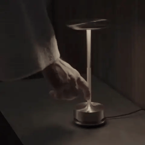Lampe de table sans fil - Style nordique rétrofuturiste