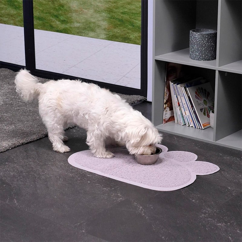 Alfombra para cuenco de comida de mascotas con patas de gato | BronPets©,alfombra mascotas, alfombra para perros, alfombra perro, alfombra para mascotas, alfombra anti gatos, alfombras perros, alfombras resistentes a gatos, alfombras compatibles con mascotas, alfombra anti pelos perro, alfombras gatos,bronmart,es,fr,nl,be,it,de,co.uk