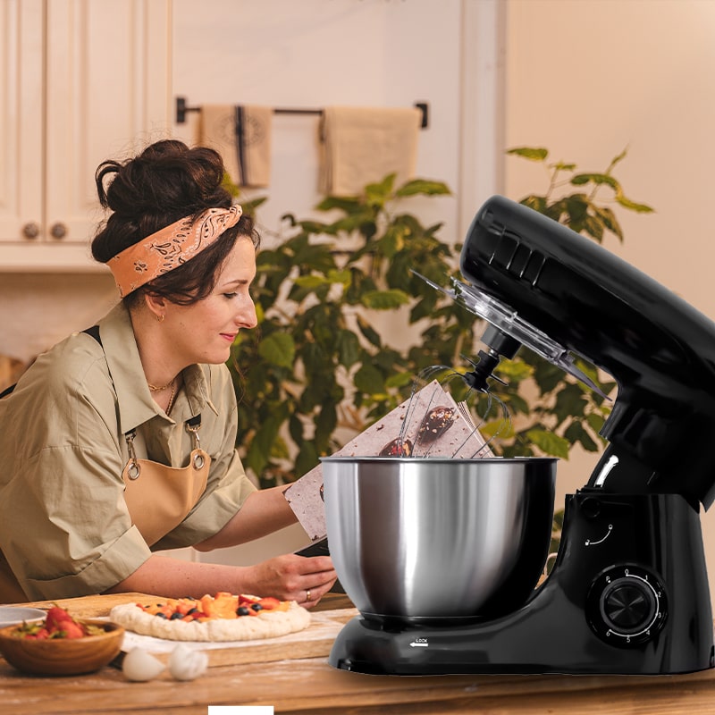 Kneading standing with a multifunctionable headboard 4 in 1 black | Bronkitchen ©, how is the kneading blender, what is the kneading blender, amasser blender, aluminum amasser blender, amasser blender bronmart, powerful kneading blender, blender, amasser blender opinions, appliances, health It is, fr, nl, be, it, of, co.uk