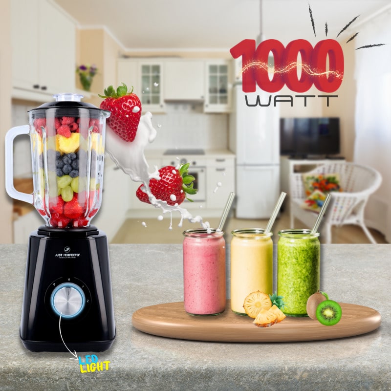 Mixer und Mixer 1000 W – 1,5 l | BronKitchen© ist die gesunde Variante für Ihre Smoothies und Säfte