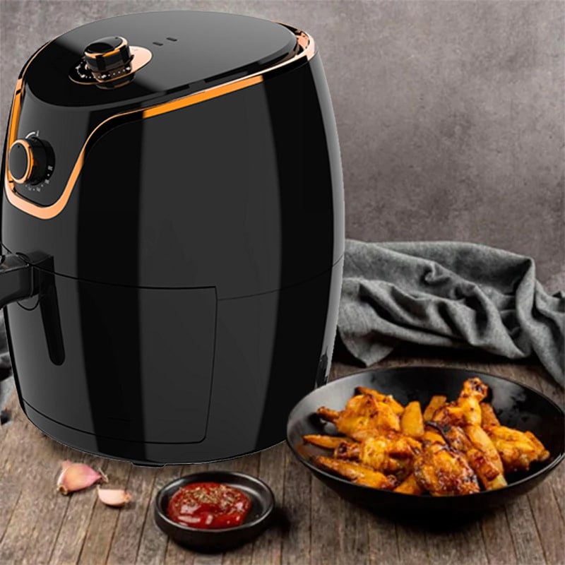 Air fryer without oil, extra large airfryer 7l of 1700 w with mechanical knob | Bronkitchen ©, Fryer, appliances, healthy food, healthy food, bronmart, is, fr, nl, be, it, co.uk